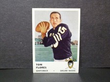 1961 Fleer #188 Tom Flores ROOKIE CARD RC NM-MT
