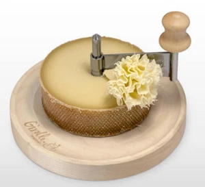 mini GIROLLE ORIGINAL ORIGINALE KÄSEHOBEL CHEESE SLICER RAPE TETE FROMAGE SWISS - Bild 1 von 6