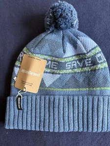 $49.99 Patagonia Powder Town Beanie "Save Our Home" Hat One Size NWT - Picture 1 of 5