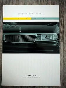 LINCOLN Continental 3.8 V6 USA American Market Brochure 1994 - Picture 1 of 1