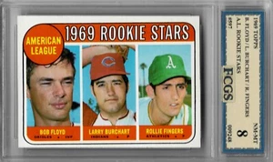 1969 Topps Rollie Fingers RC #597 Graded FCGS 8 NM-MT - Picture 1 of 2