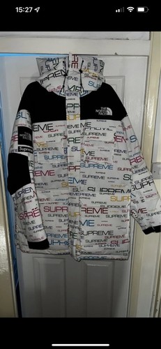 Supreme X Northface Coldwo parka riempimento 700