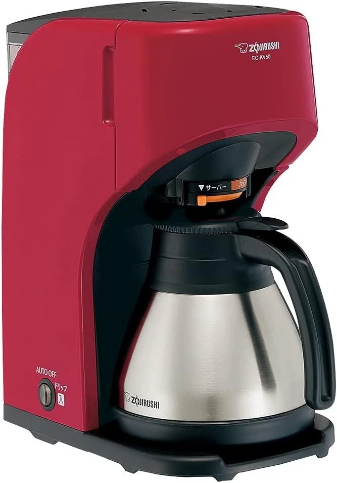 EC-KV50-RA Zojirushi Cafetera Cafetera Roja Acero Inoxidable Tipo Servidor Foto 1 de 1