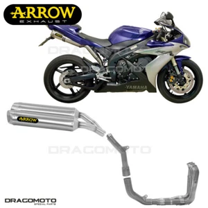 YAMAHA YZF 1000 R1 2004-2006 Full exhaust ARROW THUNDER ALU - Picture 1 of 5
