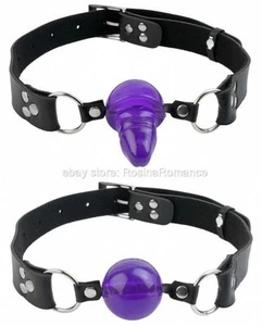 Mordaza bucal bola pene fetiche fantasía serie con máscara de ojos gratis sujeción de esclavitud - Imagen 1 de 1