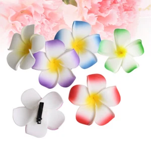 12 Pcs Hairpin Beach Accessories Flower Clips Bridesmaid Hawaiian - Picture 1 of 11