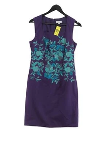 Kaliko Women's Midi Dress UK 10 Purple Cotton with Other, Polyester A-Line - Picture 1 of 6