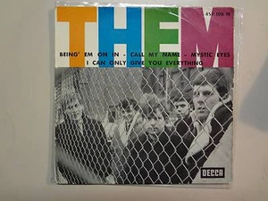 THEM: Being 'Em On In-Call Mystic Eyes - I Can Only Give-France 7" EP PCV - Bild 1 von 4