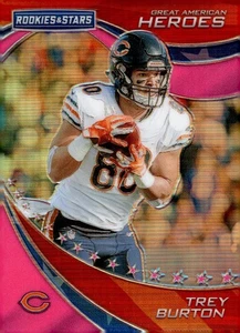 2019 Panini Rookies & Stars Great American Heroes Pink #GAH-TB TREY BURTON 01/50 - Bild 1 von 1