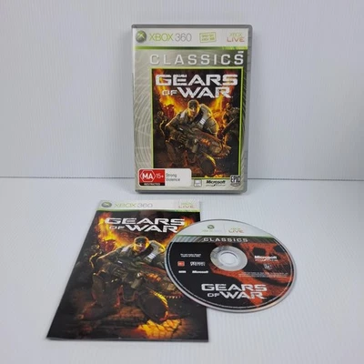 Gears of War Xbox 360 Classics Game PAL Complete w/ Manual Shooter Action Sci-Fi - Image 1 of 4