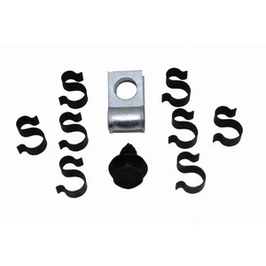 Fuel Line Clip Clamp Bracket Kit 3/8" With Return 1964-65 Pontiac Lemans 10pc - Bild 1 von 9