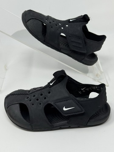Sandali Nike Sunray Protect 2 Youth 943827 001 nero bianco taglia 9C bambino