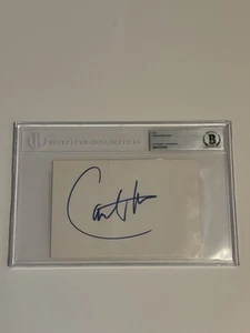 Carlos Santana Signed Autographed Cut BAS Beckett COA - Picture 1 of 2