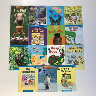 Kindergarten Readers Vocabulary Lot 15 Books Houghton Mifflin Leveled - Image 1 of 4