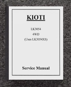 3054 Service Manual Fits Kioti Tractor LK3054 4WD Diesel Overhaul Workshop   - Picture 1 of 24