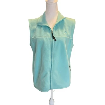 Chaleco polar Eastern Mountain Sports EMS con cremallera para mujer talla mediana turquesa Foto 1 de 4