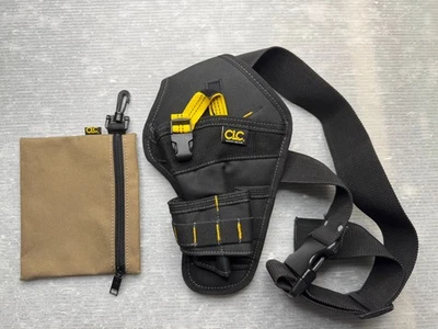 CLC Custom Leathercraft Deluxe Cordless Polyester DRILL HOLDER w/BELT Nail Pouch - Image 1 of 4