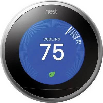 Nest Learning Thermostat 3rd Generation (Stainless Steel) - Image 1 of 4