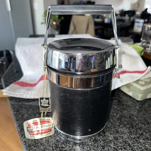 Vintage 60s Chrome Alfi qualitat West Germany Insulated Ice Bucket W/orig. Tags - Picture 1 of 22