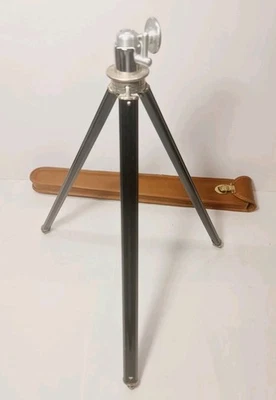 Vintage Bilora Stabilo Extendable Camera Tripod with Original Leatherette Case  - image 1 of 4