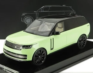 Motorhelix 1/18 Land Rover Range Rover SV Autobiography 2022 Light Green MH026LG - Picture 1 of 7
