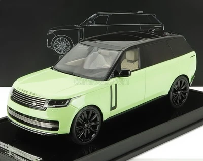 Motorhelix 1/18 Land Rover Range Rover SV Autobiography 2022 Light Green MH026LG - Immagine 1 di 4