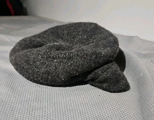 De colección LL Bean Newsboy Gorra Talla Única Gris Orejeras Lana Tejido Sombrero Hecho en EE. UU.  - Imagen 1 de 10