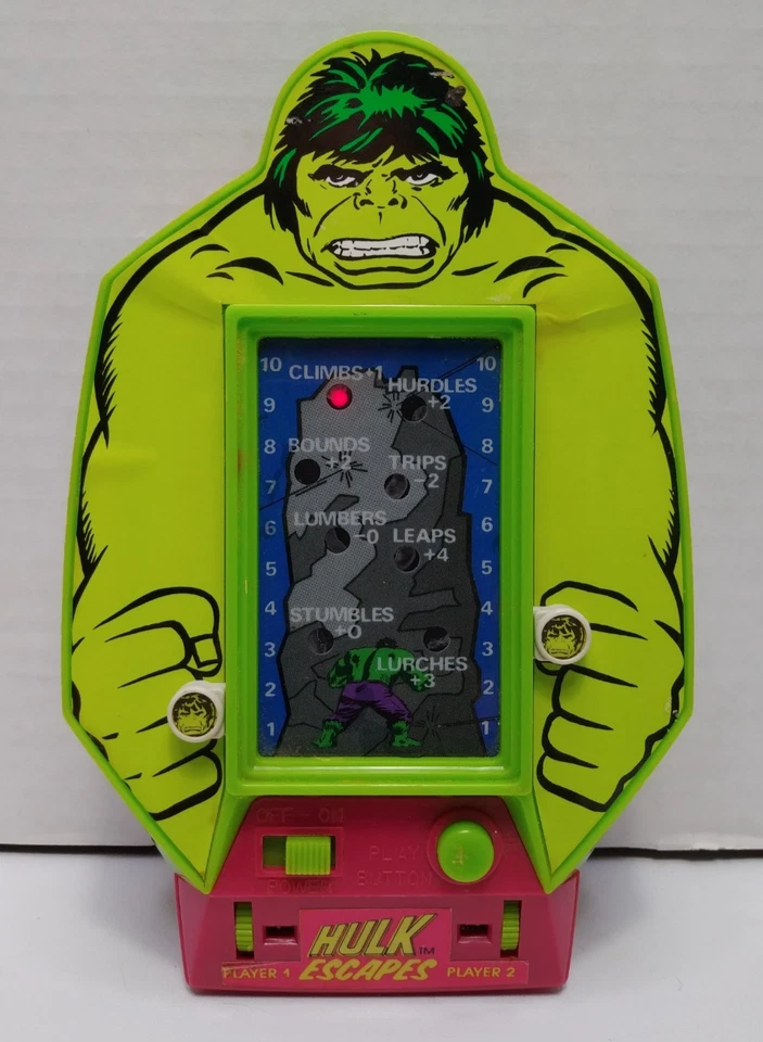 Vintage The Incredible Hulk Escapes By Bandai Handheld Electronic Game 1980 - Image 1 of 4