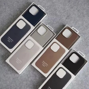 Coque téléphone Magsafe en cuir pour iPhone 16 Pro Max 16 Plus 16 Pro 16 - Photo 1 sur 41