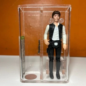 Han Solo Large Head Star Wars Vintage Kenner 1977 (HK) Figure AFA GRADED 85 - Picture 1 of 6