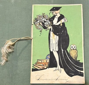 hermoso folleto de memoria de graduación de la década de 1920 - Topeka Kansas - Imagen 1 de 6