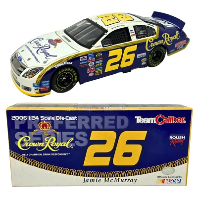 Team Caliber Preferred Nascar #42 Jamie McMurray Crown Royal Night 1:24 Diecast - Image 1 of 4