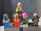 Random lego mini figures lot of 5 rock star girl CMF ninjago  and other
