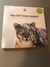 NEW Original Apple Mac OS X Snow Leopard 10.6.3 DVD retail version, sealed 