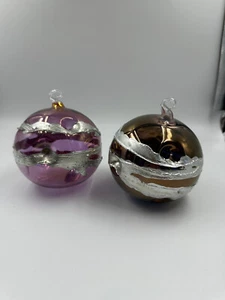 Christbaumkugeln Zinn  (1) Augsburger Zinnknöpfle Handarbeit - Bild 1 von 5