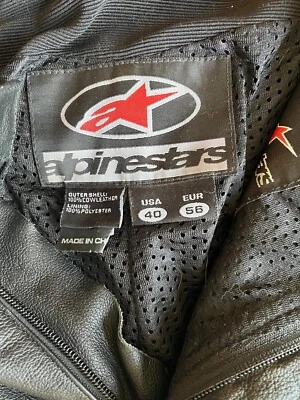 Pantaloni in pelle da moto - Alpinestar - NUOVI  tg. 56 - Immagine 1 di 4