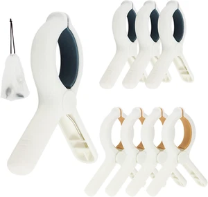 Beach Towel Clips for Beach Chairs Cruise, Strong Grip Clothes Pins Non-Slip Poo - Picture 1 of 9