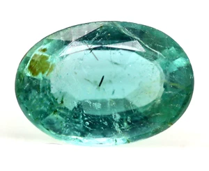 1.88 Ct Natural Loose Emerald Oval Cut 9 x 6 mm Untreated Unheated Gemstone - Picture 1 of 8