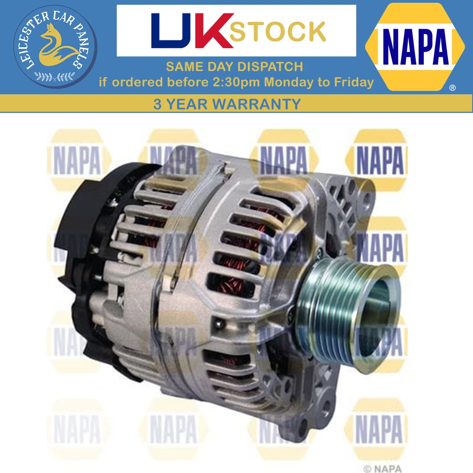 Napa Alternator For VW Jetta 2004-2010 1.6 2.0 NAL1846 - Image 1 of 1