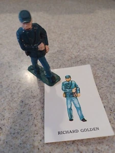 MARX WARRIORS OF THE WORLD RICHARD GOLDEN UNION SOLDIER FIGURE 1960 - Picture 1 of 4