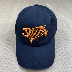 G Loomis Sombrero Para Hombres Negro OSFA Pez Esqueleto Bordado Correa Gorra Spellout - Imagen 1 de 12