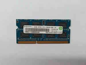RMT3020EC58E9F-1333 Ramaxel 4GB PC3-10600 DDR3-1333MHz CL9 204-pin SoDimm - Picture 1 of 3