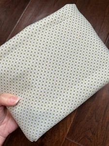 MODA Noteworthy By Sweetwater- Teal with Green Dots - 2 Yards and 5 Inches - Picture 1 of 4