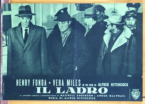THE WRONG MAN - THE THIEF Henry Fonda Alfred Hitchcock 1957 GM Film Photo Envelope - Picture 1 of 1