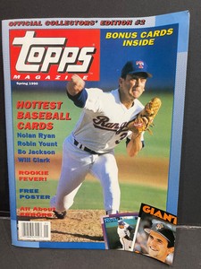 Topps Magazine Edition #2 1990 w/Baseball Cards & Poster