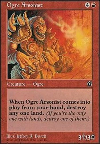 Ogre Arsonist ~ Heavily Played Portal 2: the Second Age MTG Magic UltimateMTG Re - Image 1 of 1