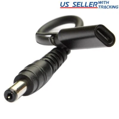 USB-C Female to 20V DC 5.5x2.1mm Power Charge PD Trigger Type C Adapter Cable - Image 1 of 4