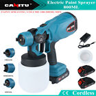 CANITU Electric Cordless Paint Sprayer HVLP Spray Gun Painter w/Battery
