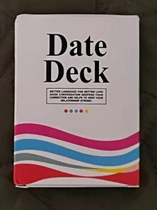 Date Deck - 52 Cards Prompts for Couples Date Night Card Game NEW - Picture 1 of 4