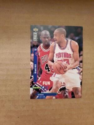 1994-95 UD Collector's Choice Grant Hill/Michael Jordan in #45 Jersey - HOFers!! - image 1 of 2